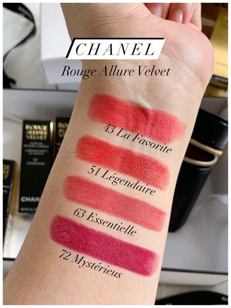 Chanel rouge allure velvet lipstick